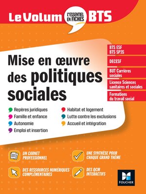 cover image of Mise en oeuvre des politiques sociales